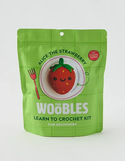 The Woobles Strawberry Crochet Kit