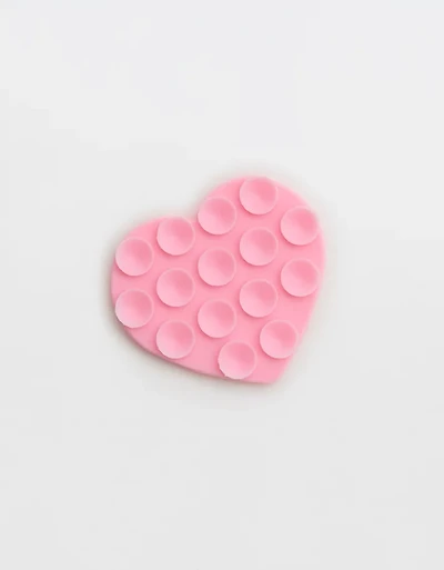 Heart Silicone Suction Phone Accessory