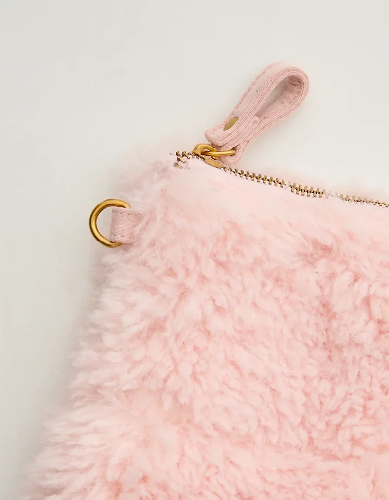 Aerie Fuzzy Fur Pouch