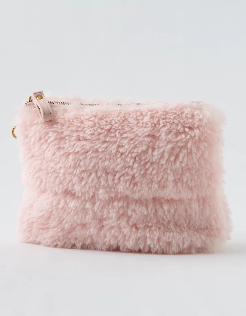 Aerie Fuzzy Fur Pouch