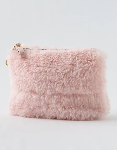 Aerie Fuzzy Fur Pouch