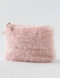 Aerie Fuzzy Fur Pouch
