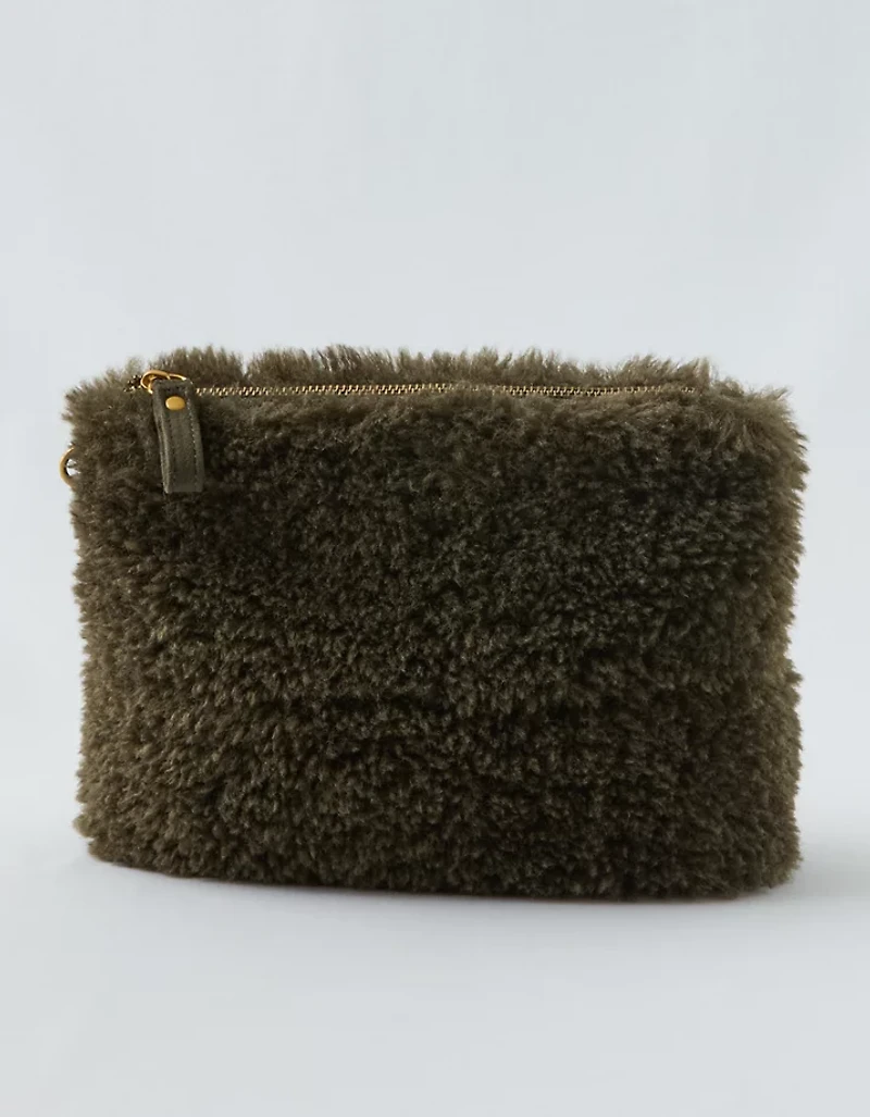 Aerie Fuzzy Fur Pouch
