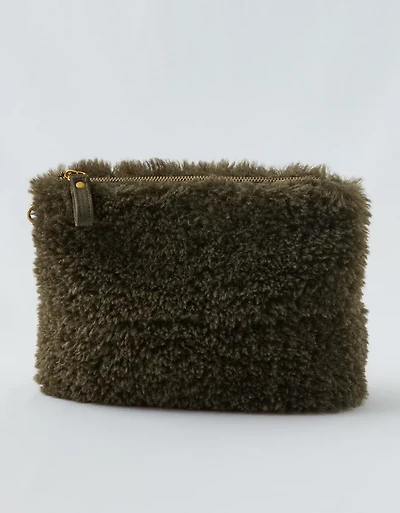 Aerie Fuzzy Fur Pouch