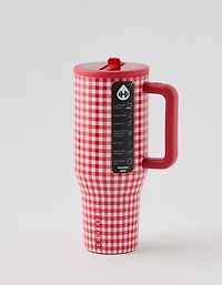 Hydrojug Red Checkered Traveler 32 Oz
