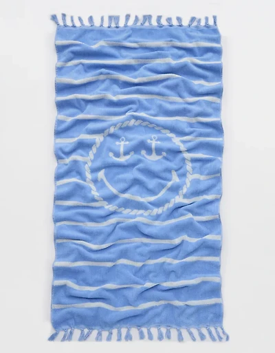 Aerie Jacquard Beach Towel