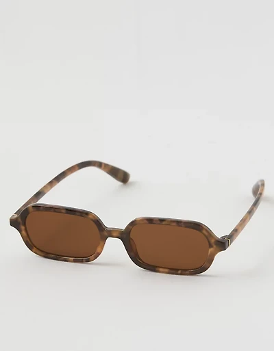 Aerie Slim Rectangle Sunglasses