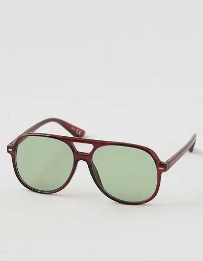 Aerie Double Bridge Aviator Sunglasses