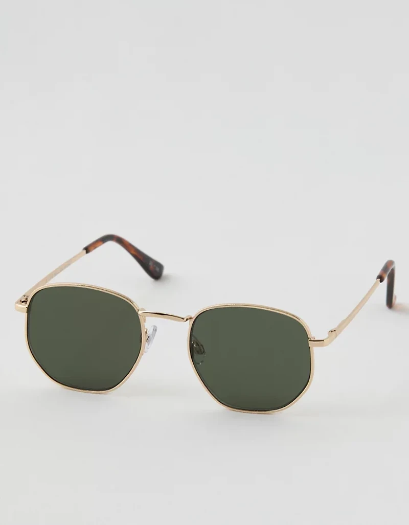 Aerie Round Hexagon Sunglasses
