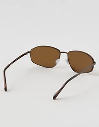 Aerie Metal Narrow Rectangle Sunglasses