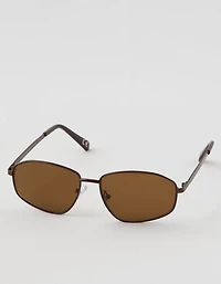 Aerie Metal Narrow Rectangle Sunglasses