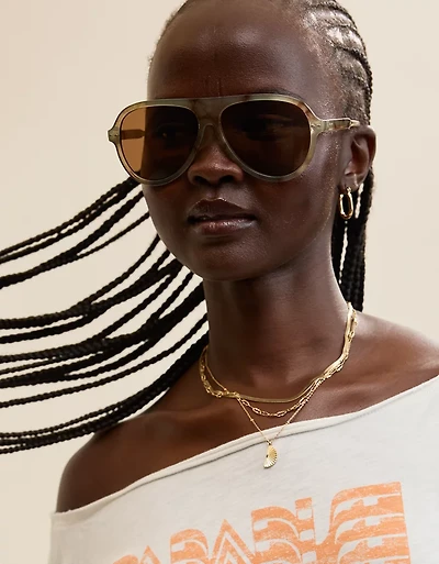Aerie Chunky Aviator Sunglasses