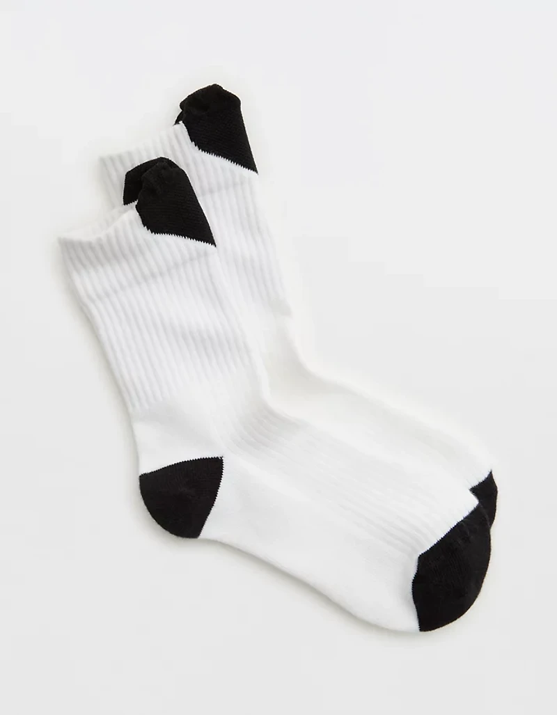 Aerie Ribbed Cotton Crew Socks