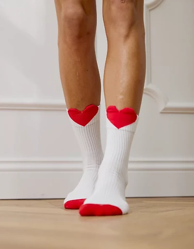 Aerie Ribbed Cotton Crew Socks