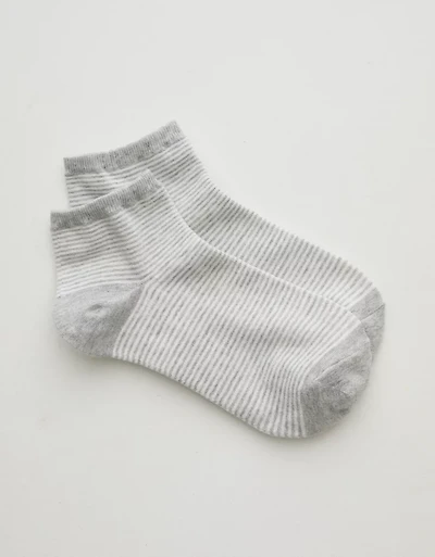 Aerie Striped Cotton Shortie Socks