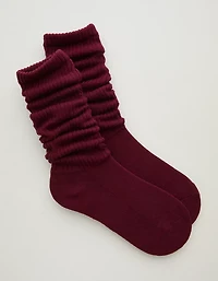 Aerie Ribbed Slouch Socks