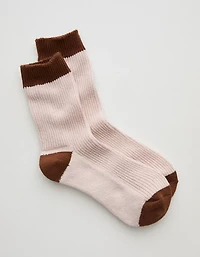 Aerie Marled Rib Crew Socks