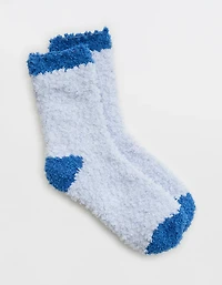 Aerie Fuzzy Crew Socks