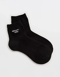 Aerie Embroidered Bobby Socks