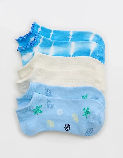 Aerie Ankle Sock 3-Pack