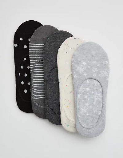 Aerie No Show Sock 5-Pack