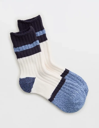 Aerie Colorblock Marled Crew Socks