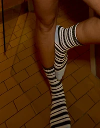 Aerie Ribbed Cotton Crew Socks