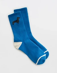 Aerie Ribbed Cotton Crew Socks