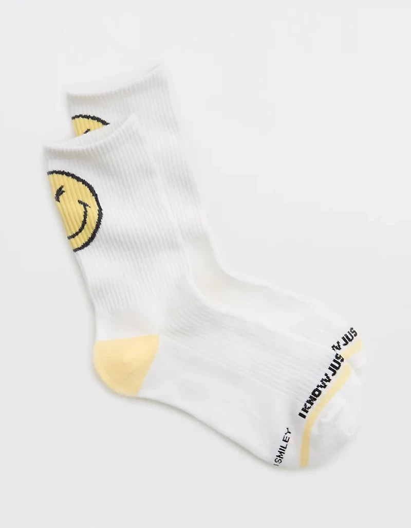Aerie Ribbed Cotton Crew Socks