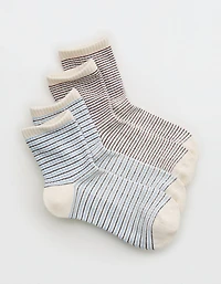Aerie Mix & Match Bobby Sock 2-Pack