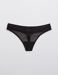 Aerie Mesh Thong Underwear