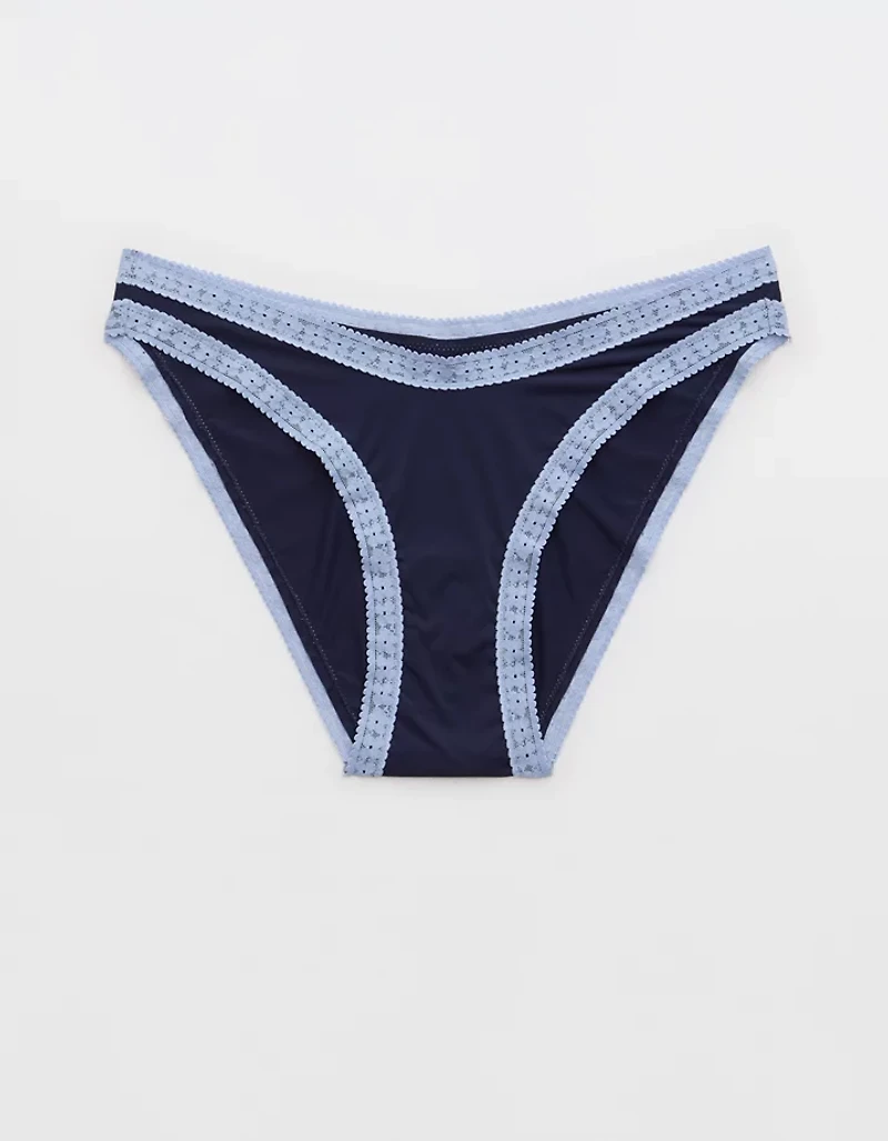 SMOOTHEZ Microfiber Lace Bikini Underwear