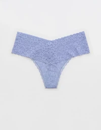 Show Off Vintage Lace Wide Waistband Thong Underwear