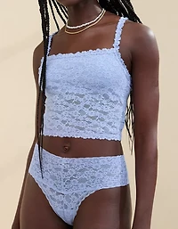 Show Off Vintage Lace Wide Waistband Thong Underwear