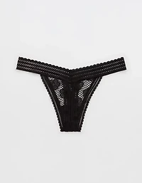 Show Off Beachside Lace Thong Underwear