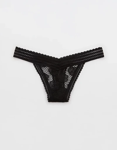 Show Off Beachside Lace Thong Underwear