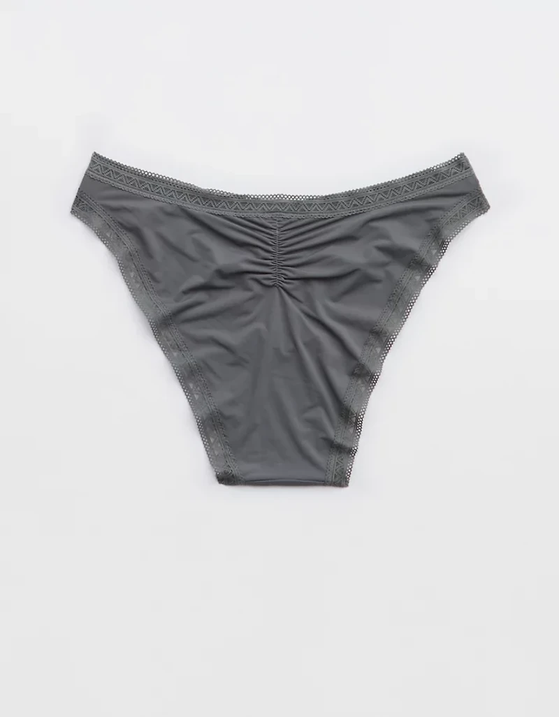 SMOOTHEZ Microfiber Lace Bikini Underwear