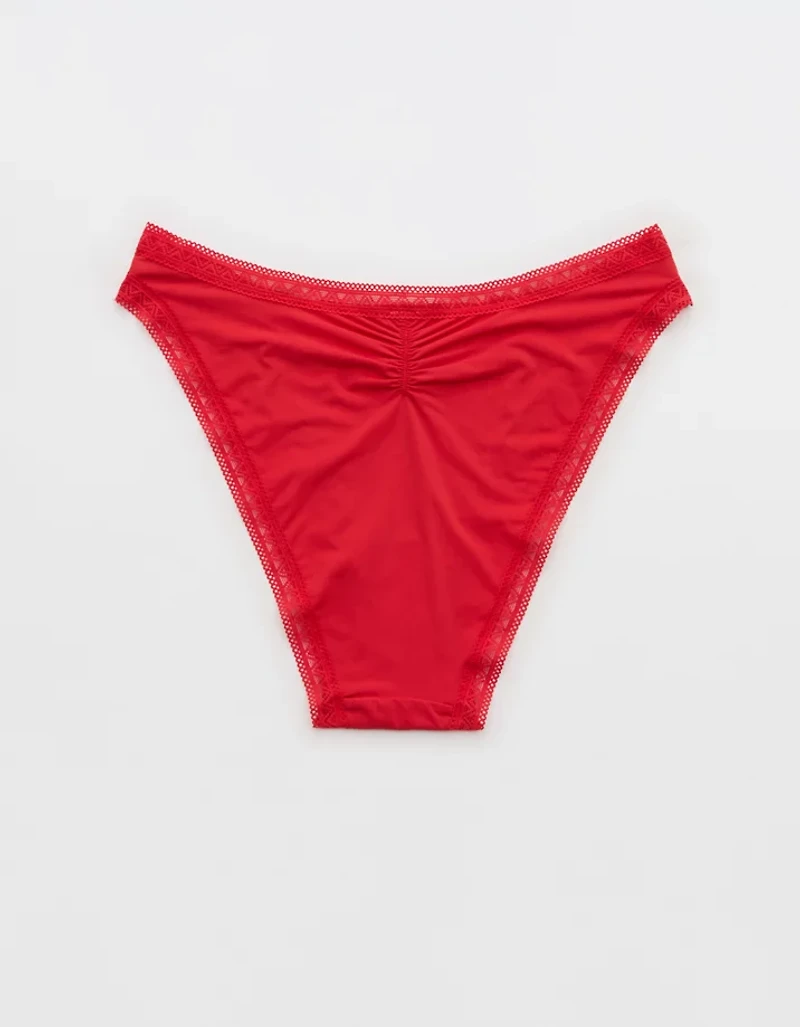 SMOOTHEZ Microfiber Lace Bikini Underwear