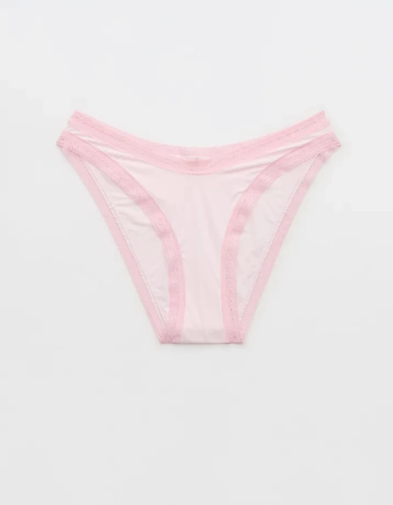 SMOOTHEZ Microfiber Lace Bikini Underwear