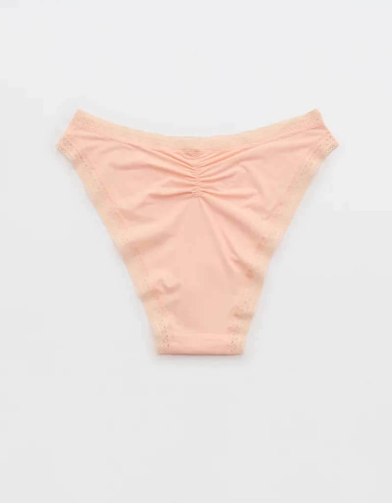 SMOOTHEZ Microfiber Lace Bikini Underwear