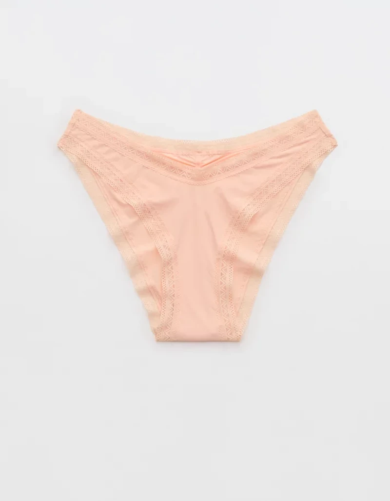 SMOOTHEZ Microfiber Lace Bikini Underwear
