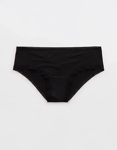 SMOOTHEZ Microfiber Lace Cheeky Underwear