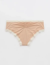 SMOOTHEZ Microfiber Lace Cheeky Underwear