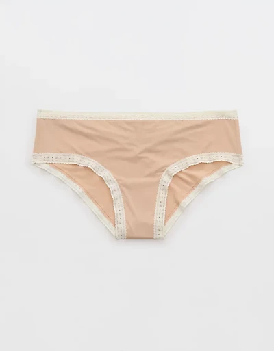 SMOOTHEZ Microfiber Lace Cheeky Underwear