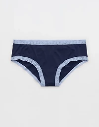 SMOOTHEZ Microfiber Lace Cheeky Underwear