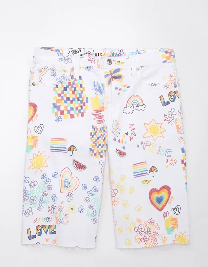 Bermuda ample à taille basse extensible Fierté AE