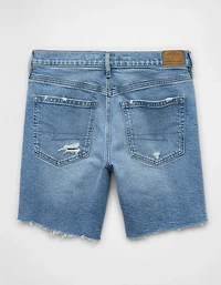 Bermuda en denim parfait extensible et rigide de 8 po AE