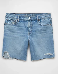 Bermuda en denim parfait extensible et rigide de 8 po AE