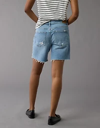 Bermuda en denim parfait extensible et rigide de 8 po AE