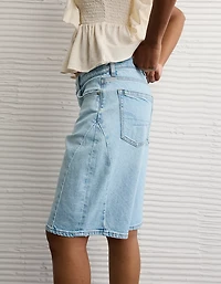 Short à jambe ballon en denim extensible de 13 po Drapé rêve AE